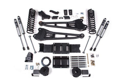 4 Inch Lift Kit w/ Radius Arm - Ram 2500 w/ Rear Air Ride (19-24) 4WD - Diesel