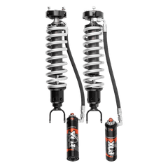 FOX 19-Up Ram 1500 Front Coilover Performance Elite 2.5 Remote Reservoir 2 Inch Lift Dual Speed Compression Adjuster Fox Offroad Shocks