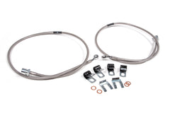 Front Brake Line Set - Stainless Steel - Fits 4-8 Inch Lift - Ram 2500 (14-23) and 3500 (13-23) 4WD