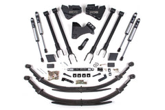 4 Inch Lift Kit - 4-Link Conversion - Ford F250 / F350 Super Duty (17-19) 4WD - Gas
