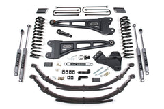 4 Inch Lift Kit w/ Radius Arm - Ford F250/F350 Super Duty (17-19) 4WD - Diesel