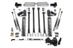 4 Inch Lift Kit w/ 4-Link - Ford F350 Super Duty DRW (17-19) 4WD - Gas