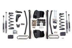 4 Inch Lift Kit - Long Arm - Dodge Ram 2500 Power Wagon (2008) 4WD - Gas