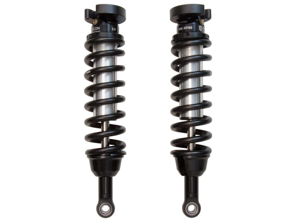 ICON 2011-Up Ford Ranger T6, 1-3" Lift, 2.5 VS Remote Reservoir Coilover Kit - 91110
