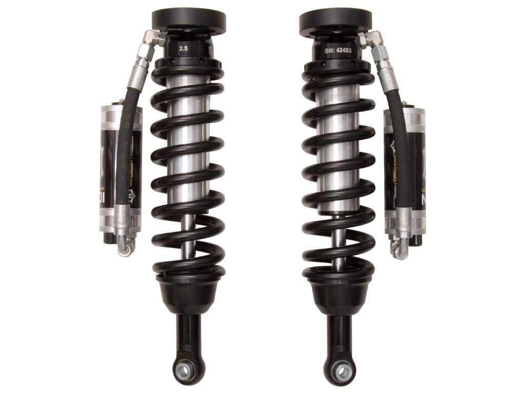 ICON 2011-Up Ford Ranger T6, 1-3" Lift 2.5 VS Remote Reservoir/CDCV Coilover Kit