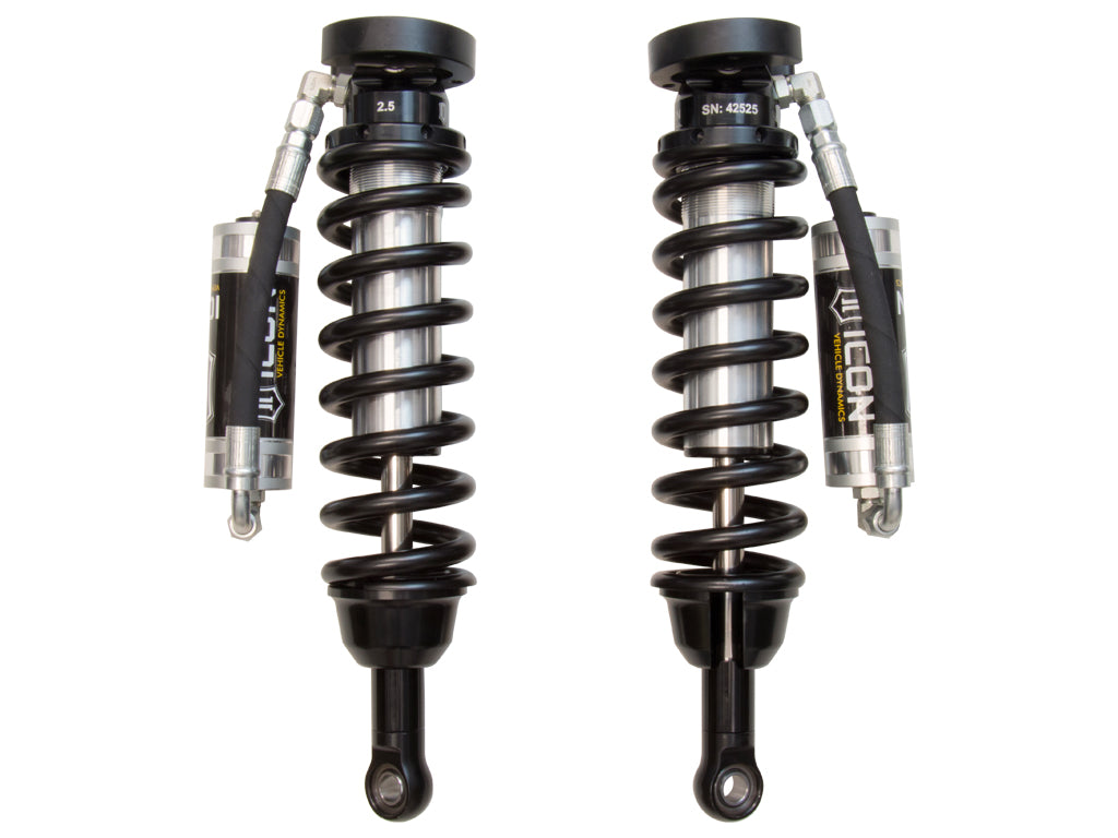 ICON 2011-Up Ford Ranger T6, 1-3" Lift, 2.5 VS Remote Reservoir Coilover Kit - 91210