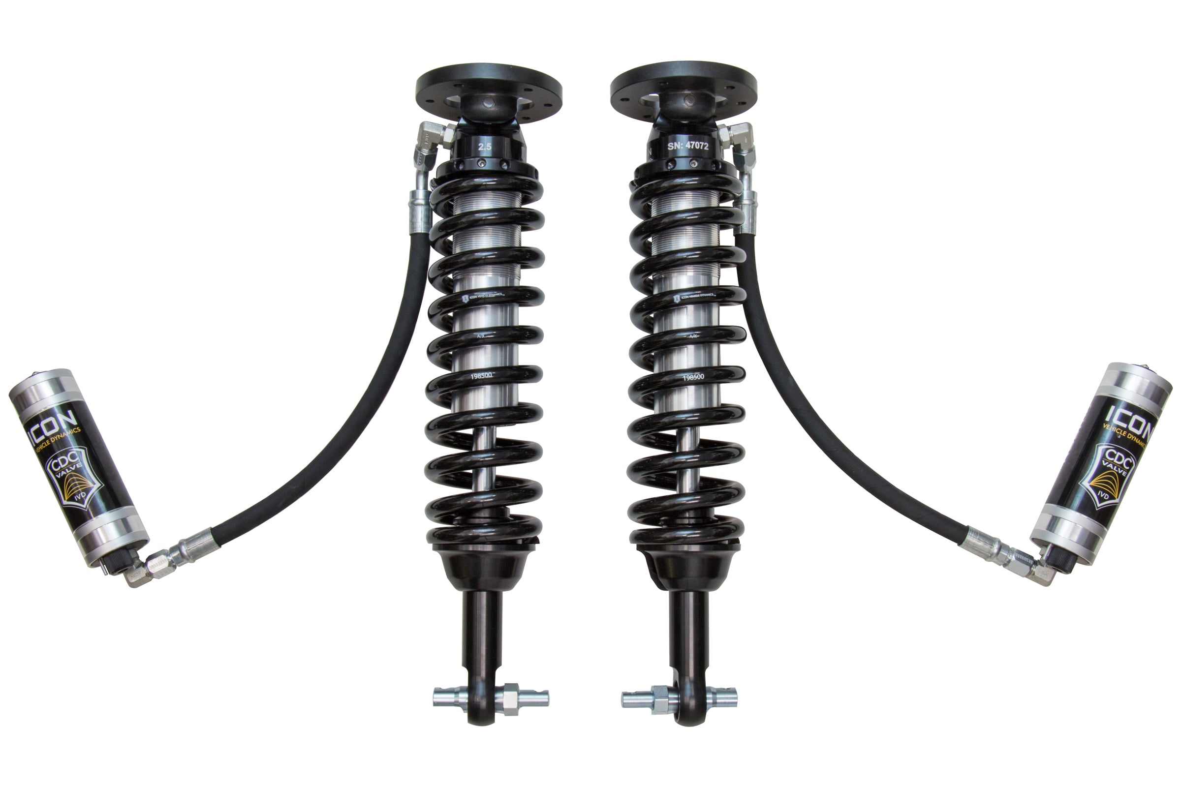 ICON 2014 Ford F150 4WD, 1.75-263" Lift, Front 2.5 VS RR/CDCV Coilover Kit