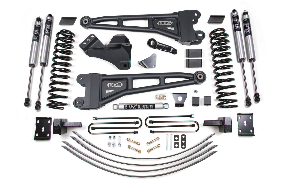 6 Inch Lift Kit w/ Radius Arm - Ford F250/F350 Super Duty (05-07) 4WD - Gas