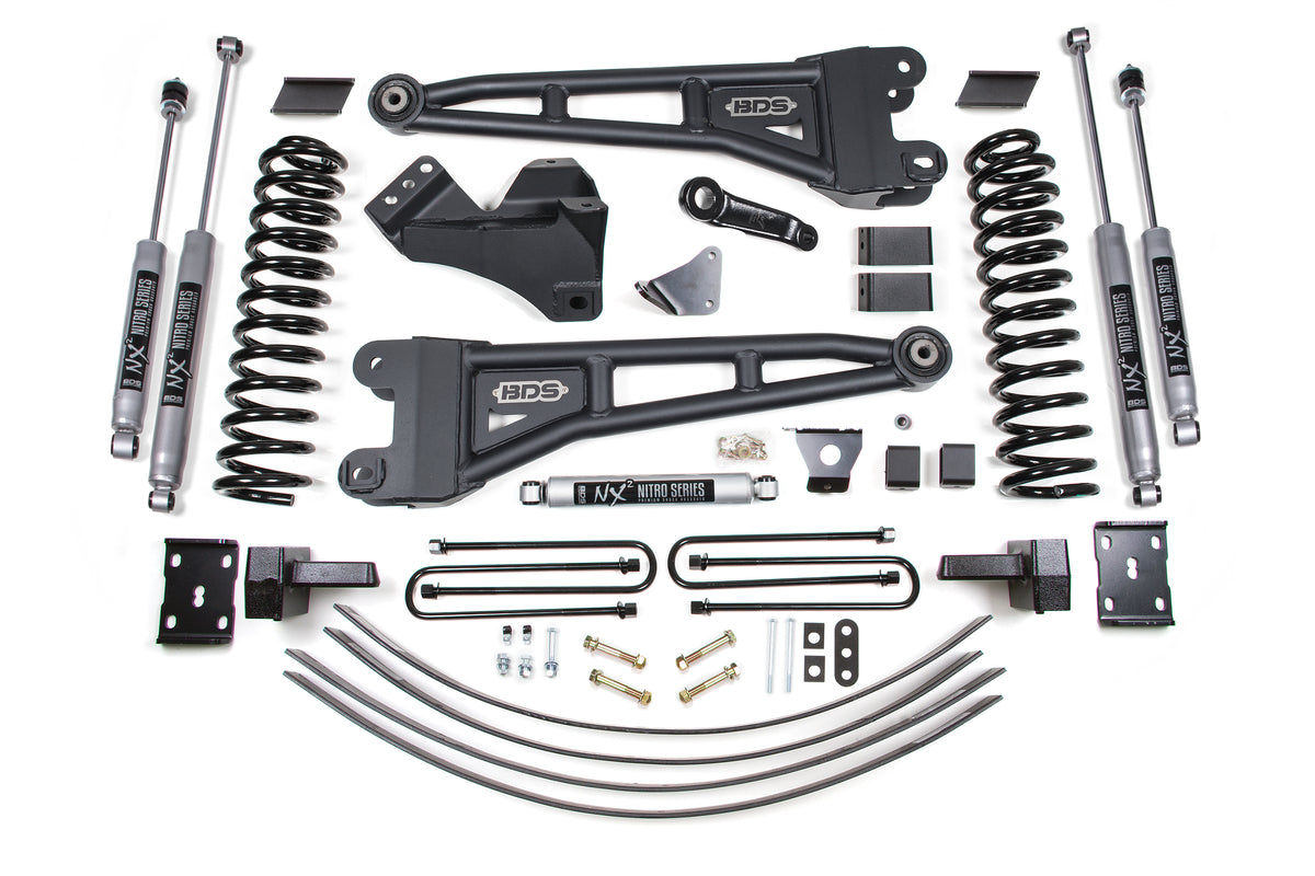6 Inch Lift Kit w/ Radius Arm - Ford F250/F350 Super Duty (05-07) 4WD - Gas