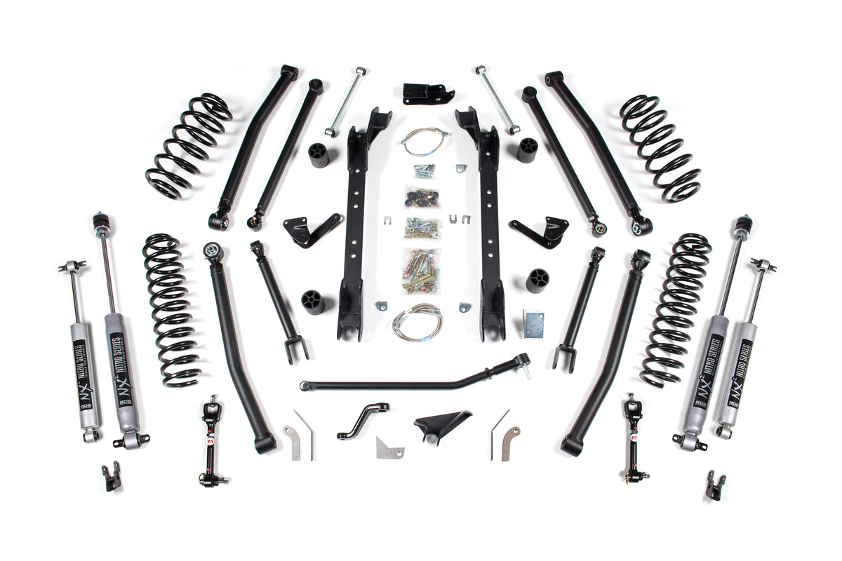 4.5 Inch Lift Kit - Long Arm Conversion - Jeep Wrangler TJ (97-06)