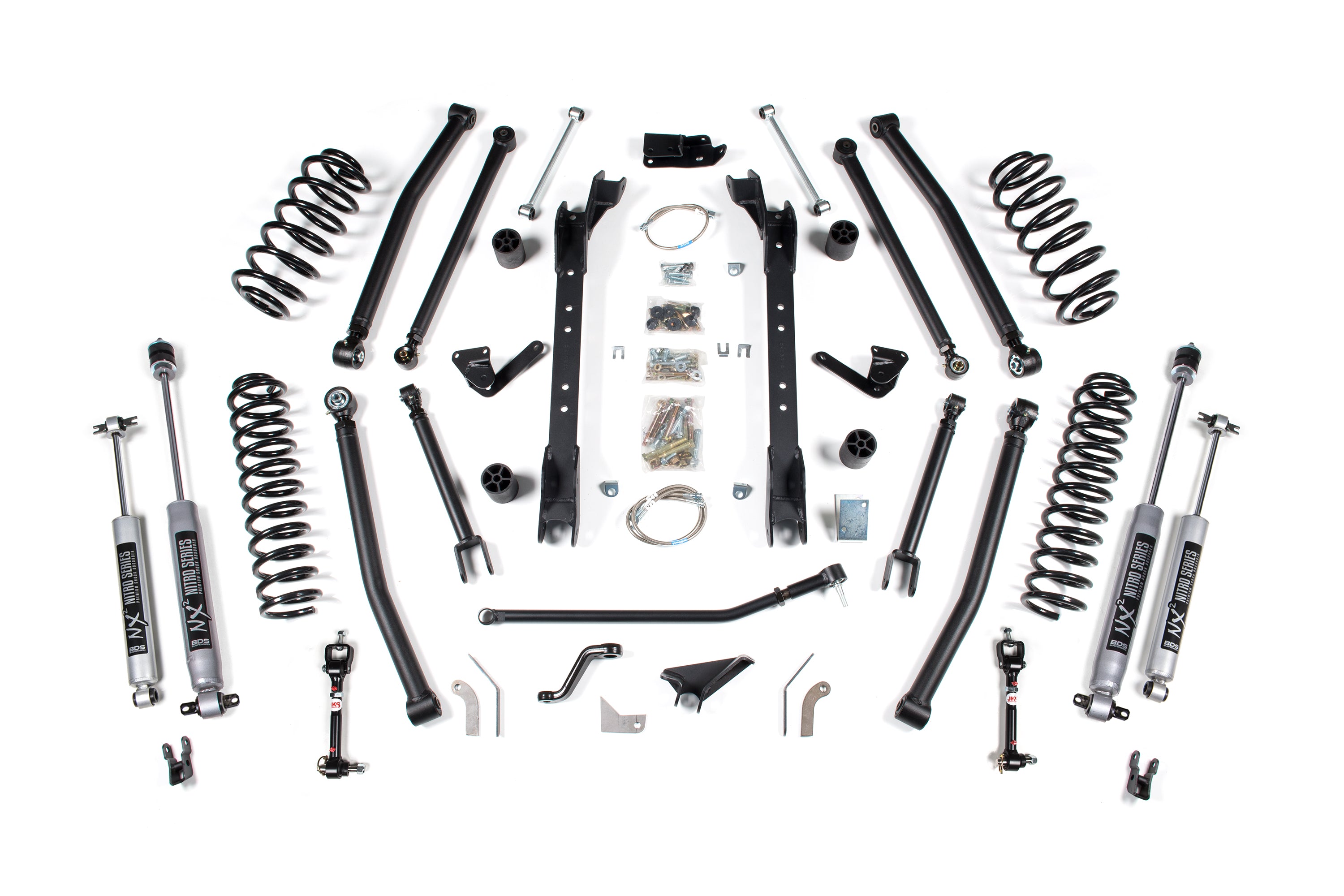 4.5 Inch Lift Kit - Long Arm Conversion - Jeep Wrangler TJ (97-06)