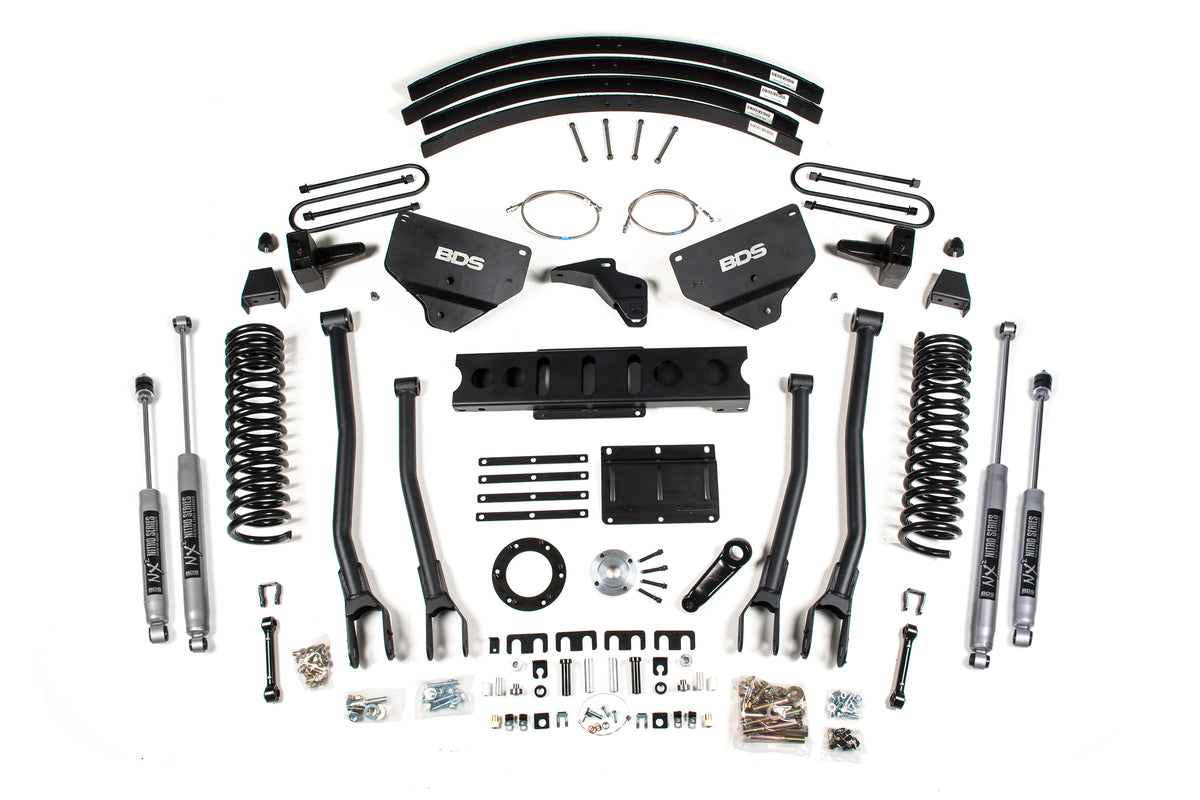 8 Inch Lift Kit w/ 4-Link - Ram 3500 (13-18) 4WD - Diesel