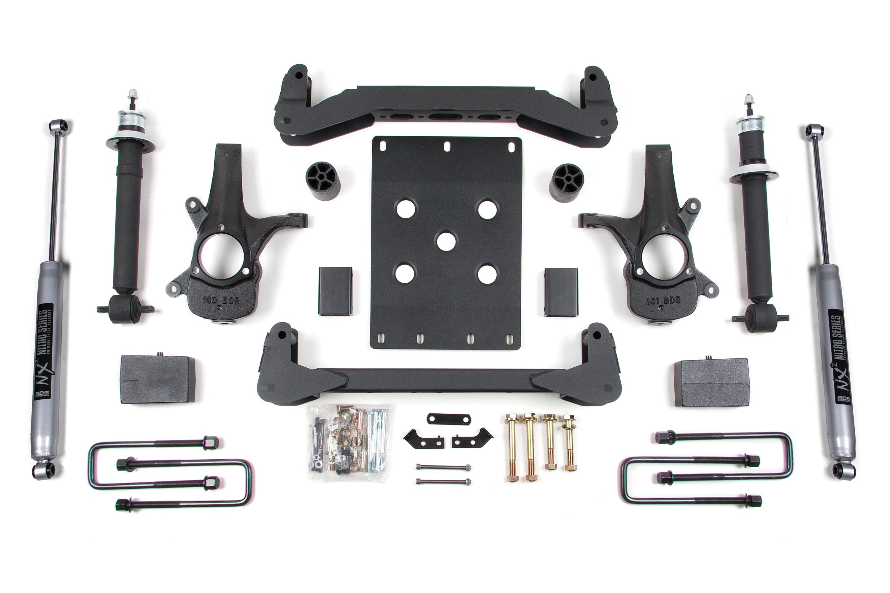 4 Inch Lift Kit - Chevy Silverado or GMC Sierra 1500 (07-13) 2WD