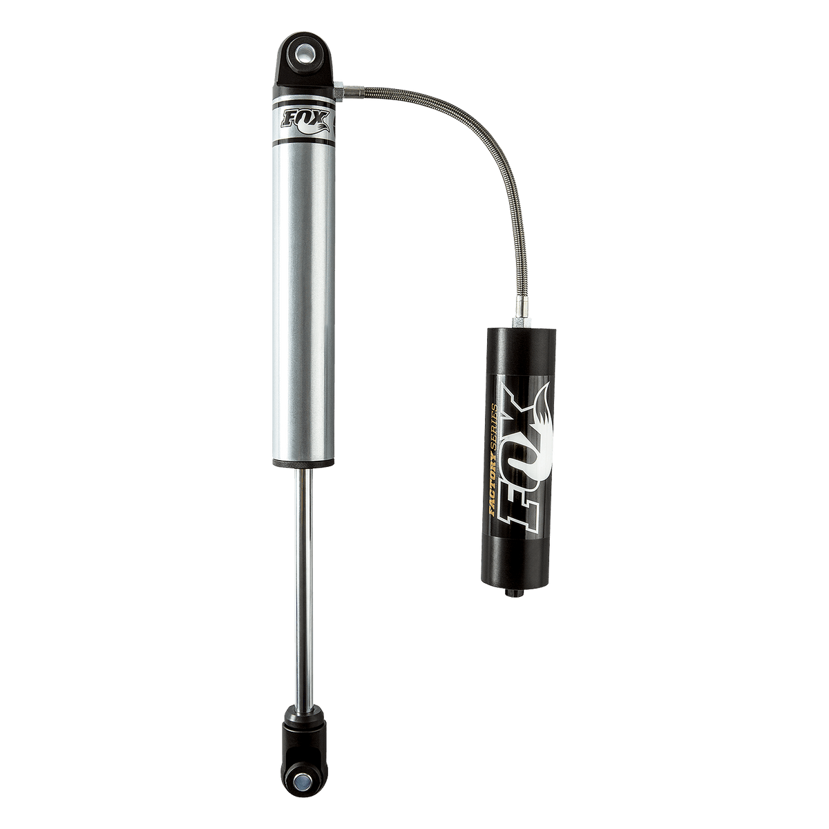 FOX 09-Up Dodge RAM 1500 4WD Rear Factory Race 2.5 Remote Reservoir 9.8 Inch 0-1.5 Inch Lift Dual Speed Compression Adjuster Fox Offroad Shocks