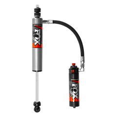 FOX 07-18 Jeep Wrangler JK Front Performance Elite 2.5 Remote Reservoir 2.5-4 Inch Lift Dual Speed Compression Adjuster Fox Offroad Shocks