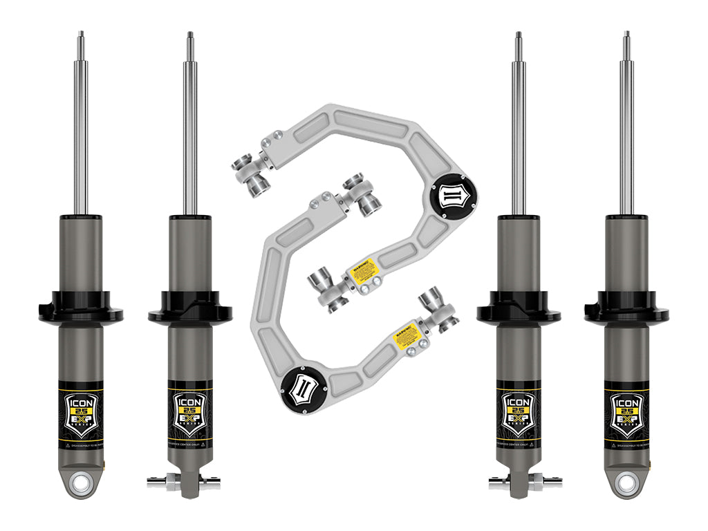 ICON 21-23 BRONCO HOSS 2.0 PKG 0-2" LIFT STAGE 2 SUSPENSION SYSTEM BILLET