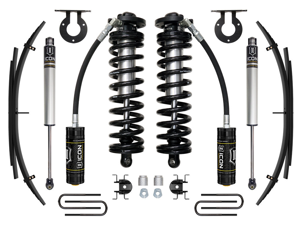 ICON 17-23 FORD F250/F350 2.5-3" STAGE 1 COILOVER CONVERSION SYSTEM W EXPANSION PACK