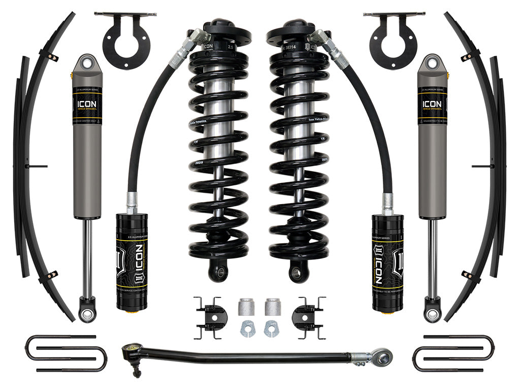 ICON 17-23 FORD F250/F350 2.5-3" STAGE 2 COILOVER CONVERSION SYSTEM W EXPANSION PACK
