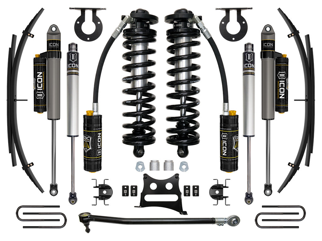 ICON 17-22 FORD F250/F350 2.5-3" STAGE 4 COILOVER CONVERSION SYSTEM W EXPANSION PACK
