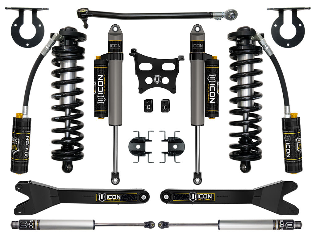 ICON 23 FORD F250/F350 2.5-3" STAGE 4 COILOVER CONVERSION SYSTEM K63164R