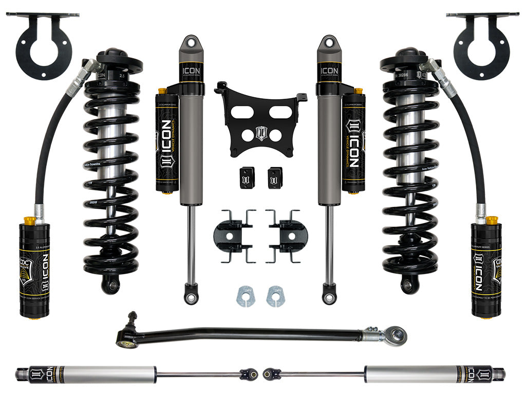 ICON 23 FORD F250/F350 2.5-3" STAGE 4 COILOVER CONVERSION SYSTEM K63164