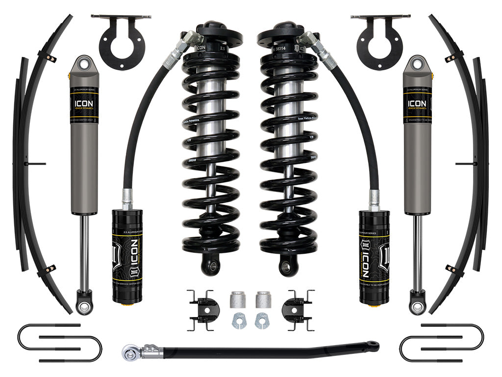 ICON 08-10 FORD F250/F350 2.5-3" STAGE 2 COILOVER CONVERSION SYSTEM W EXPANSION PACK