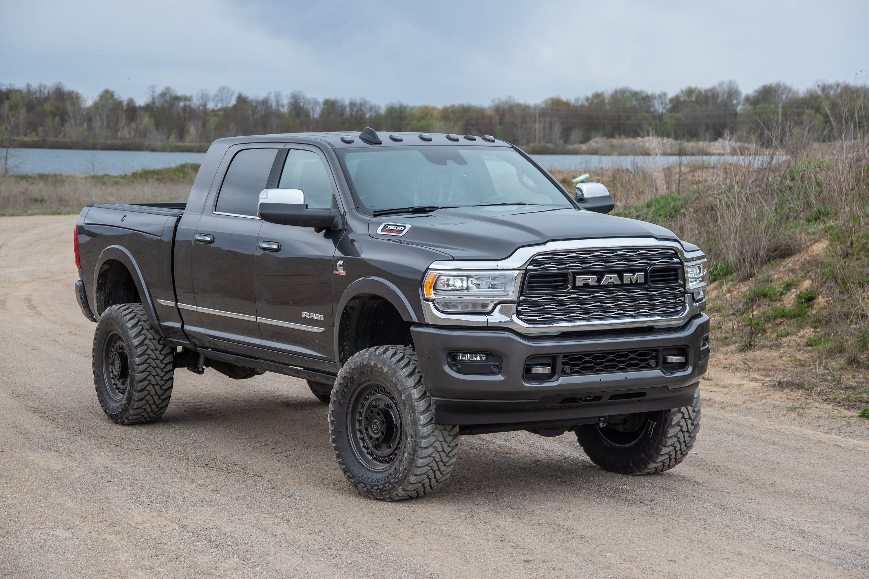 6 Inch Lift Kit w/ 4-Link - Ram 3500 w/ Rear Air Ride (19-24) 4WD - Diesel