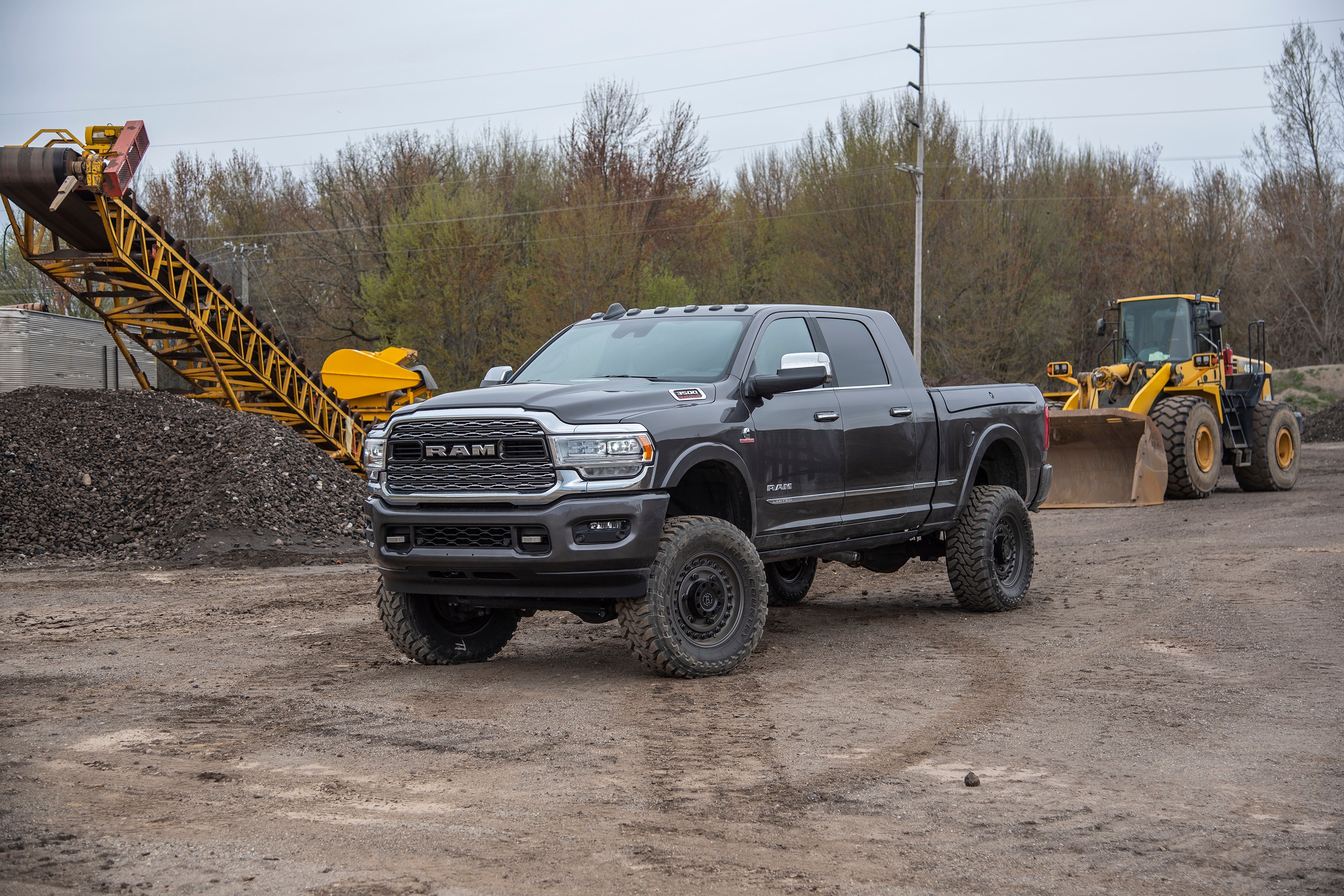 6 Inch Lift Kit w/ 4-Link - Ram 3500 w/ Rear Air Ride (19-24) 4WD - Diesel