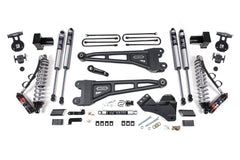 4 Inch Lift Kit w/ Radius Arm - FOX 2.5 Performance Elite Coil-Over Conversion - Ford F250/F350 Super Duty (17-19) 4WD - Diesel