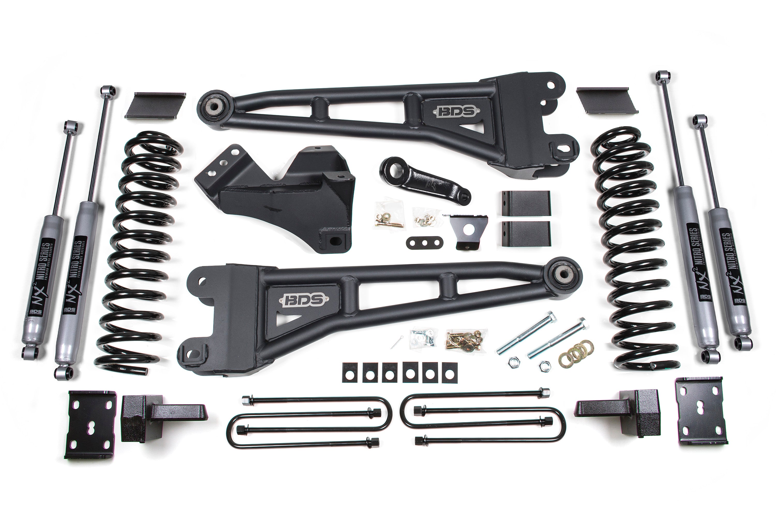 4 Inch Lift Kit w/ Radius Arm - Ford F250/F350 Super Duty (11-16) 4WD - Diesel