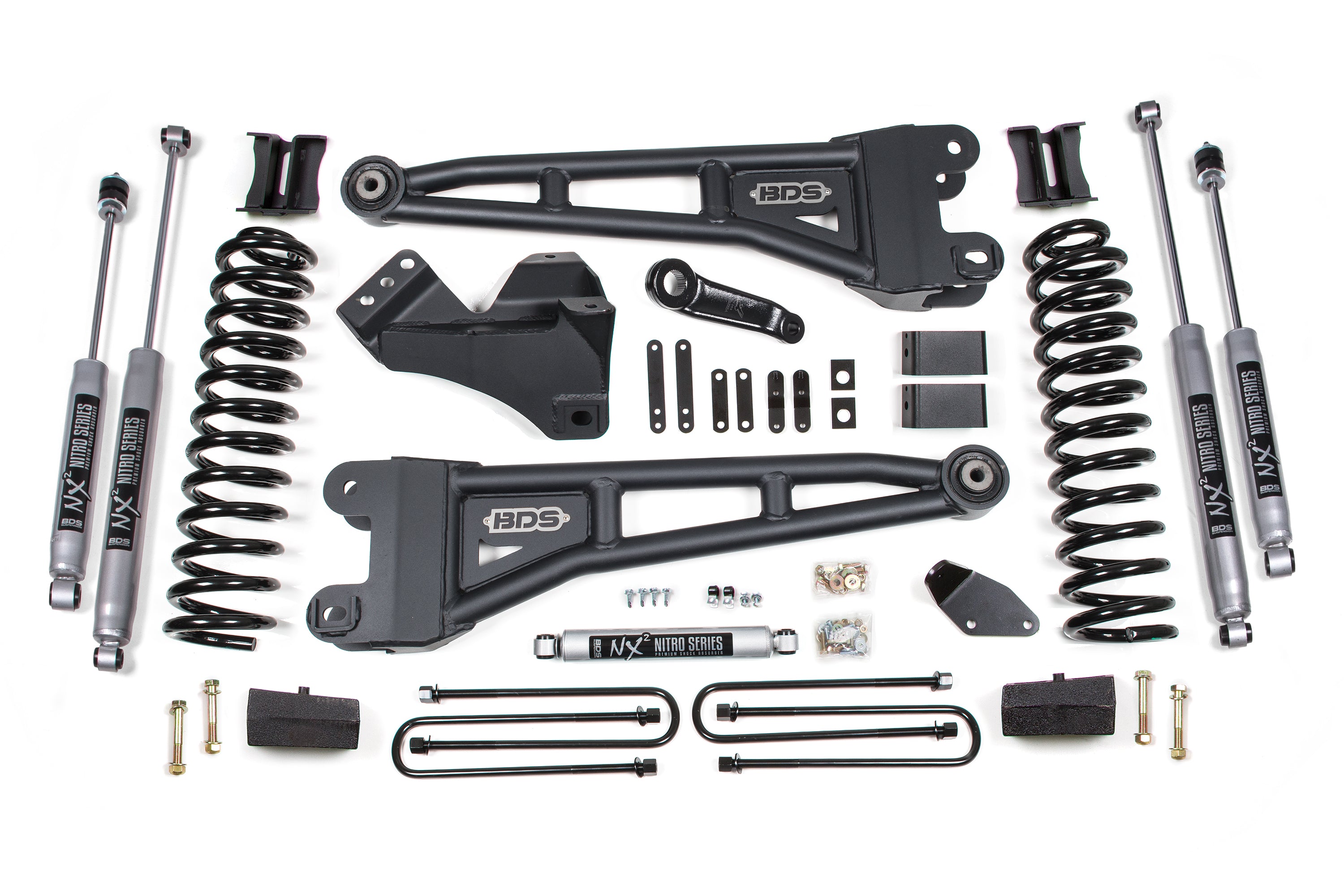 4 Inch Lift Kit w/ Radius Arm - Ford F250/F350 Super Duty (05-07) 4WD - Gas