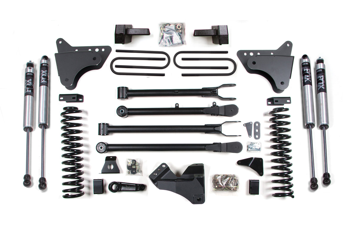 4 Inch Lift Kit w/ 4-Link - Ford F250/F350 Super Duty (08-10) 4WD - Gas