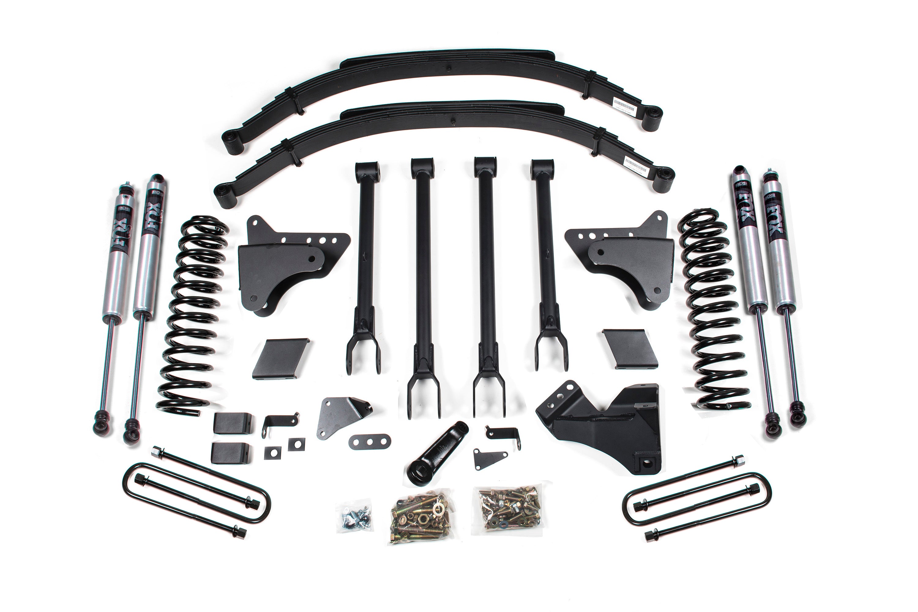 6 Inch Lift Kit W 4 Link Ford F250f350 Super Duty 11 16 4wd Di