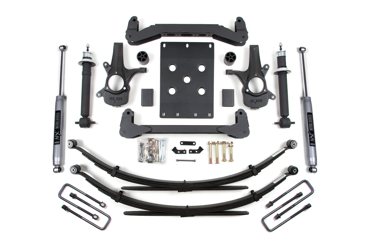 4 Inch Lift Kit - Chevy Silverado or GMC Sierra 1500 (07-13) 2WD