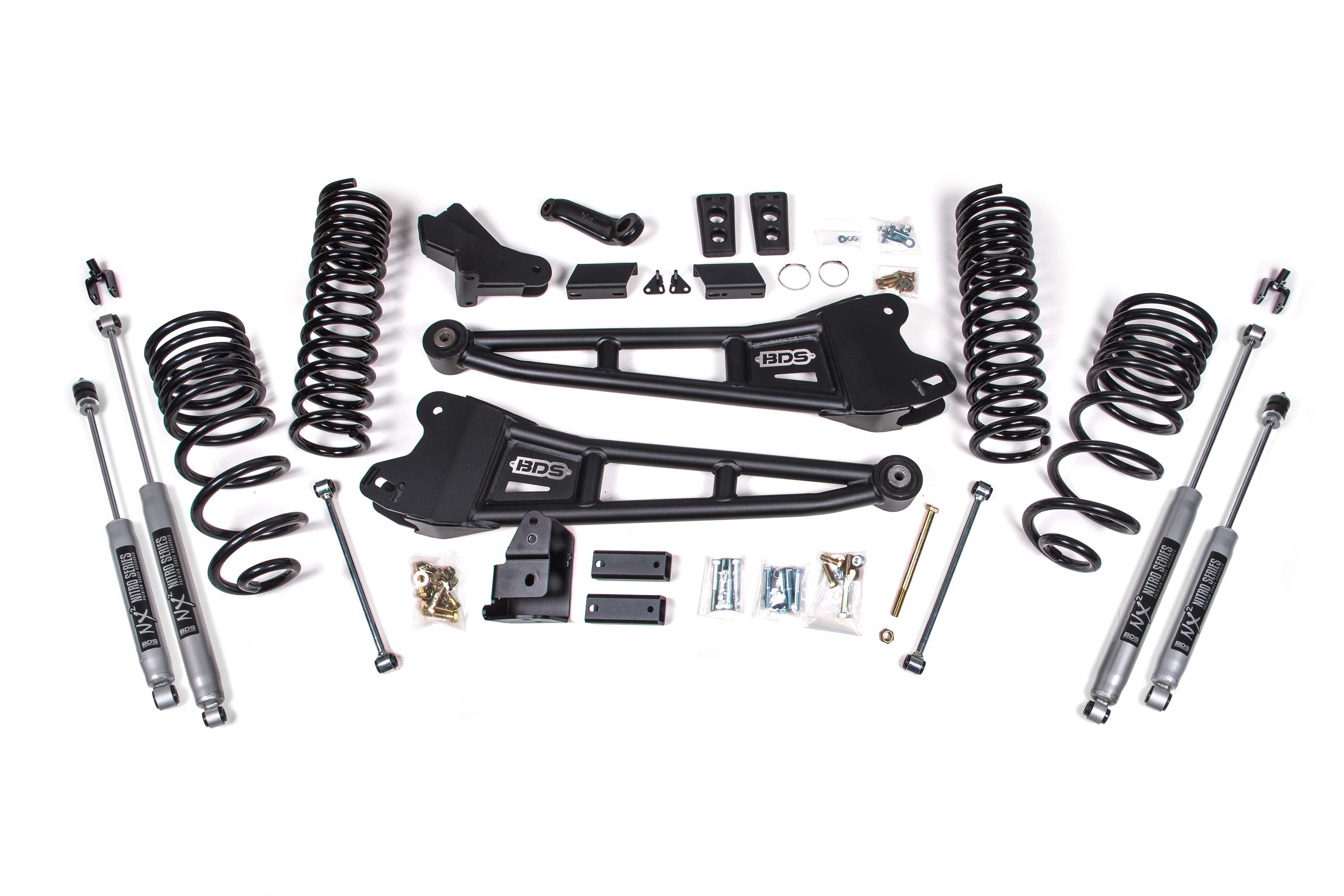 4 Inch Lift Kit w/ Radius Arm - Ram 2500 (14-18) 4WD - Diesel