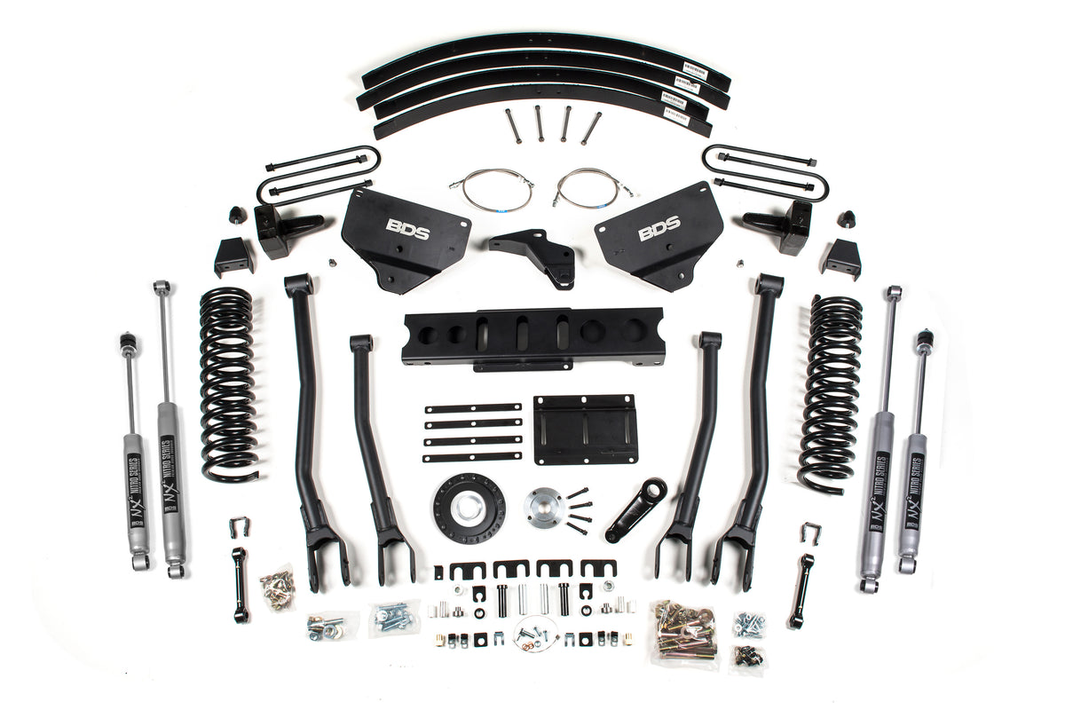 8 Inch Lift Kit w/ 4-Link - Ram 3500 (13-18) 4WD - Diesel