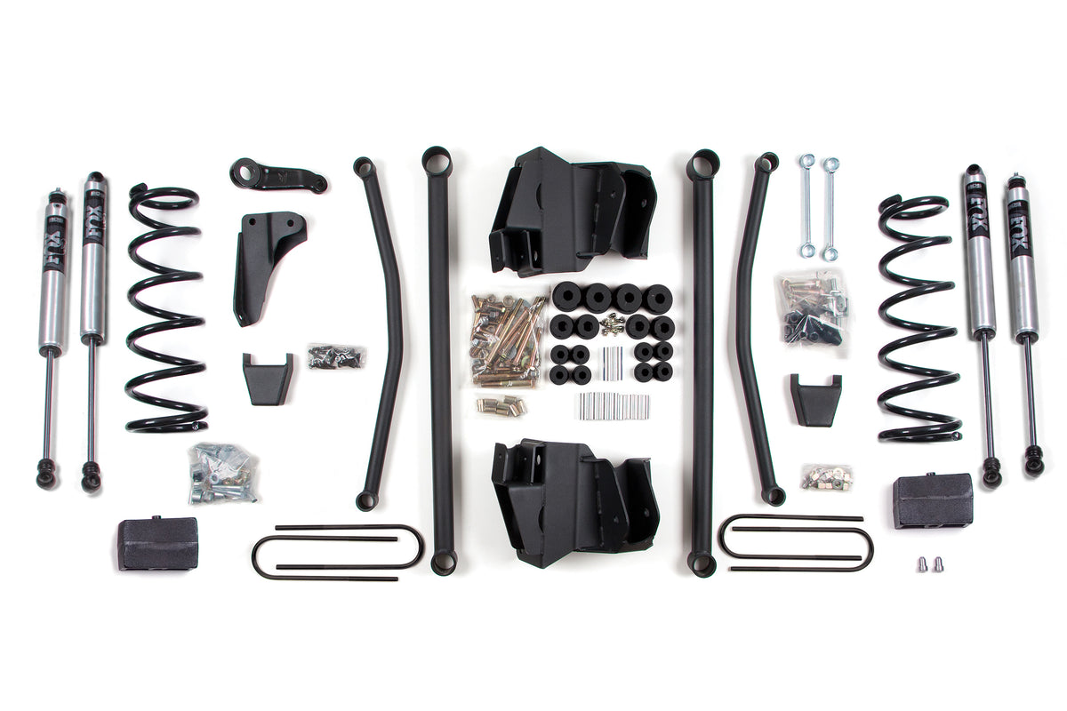 4 Inch Lift Kit - Long Arm - Dodge Ram 2500 Power Wagon (2008) 4WD - Gas