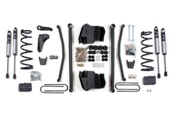 4 Inch Lift Kit - Long Arm - Dodge Ram 2500 Power Wagon (2008) 4WD - Gas