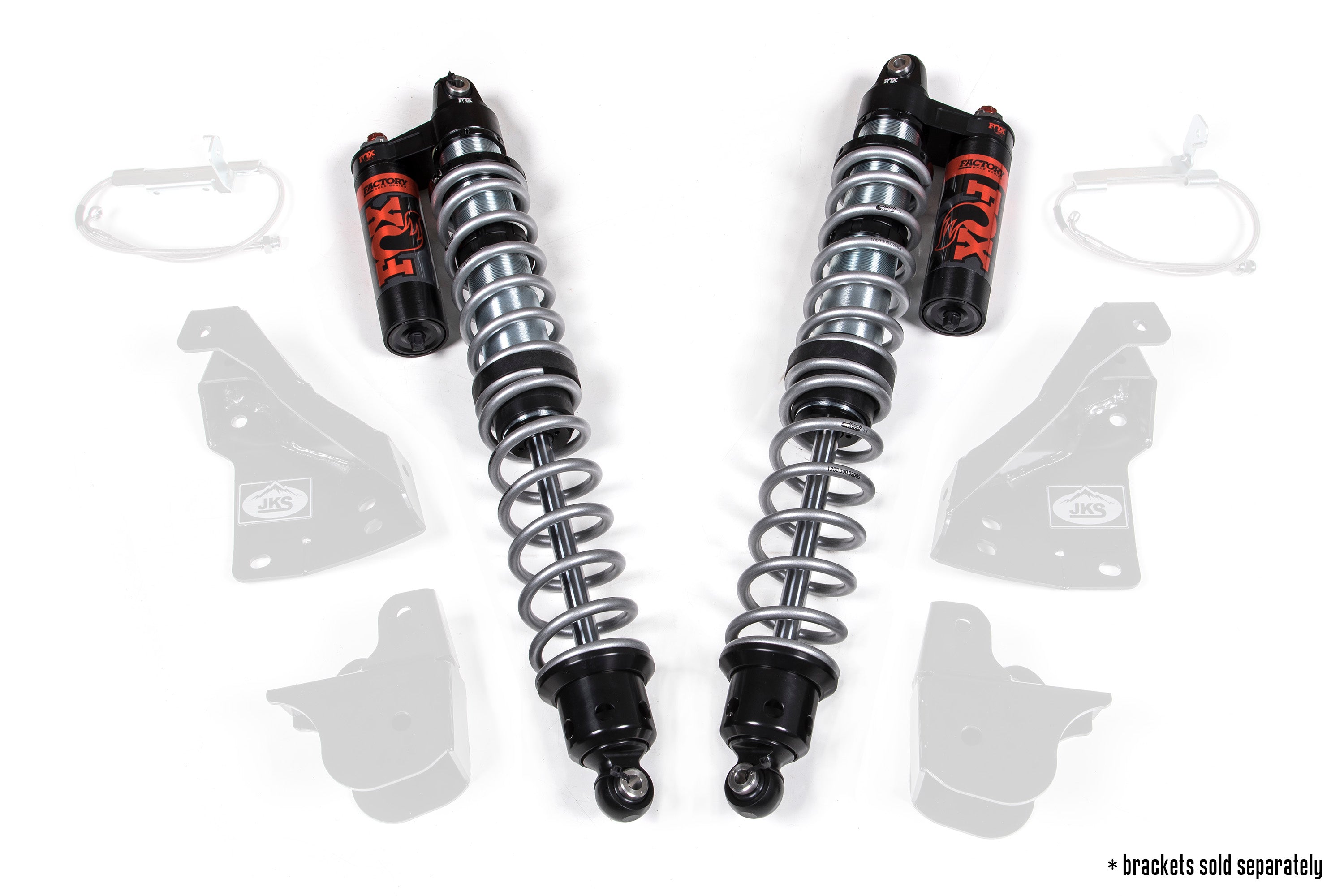 FOX 2.5 Rear Coilover Shocks w/ DSC - 3.5 Inch Lift - Factory Series - Jeep Wrangler JL (20-23)