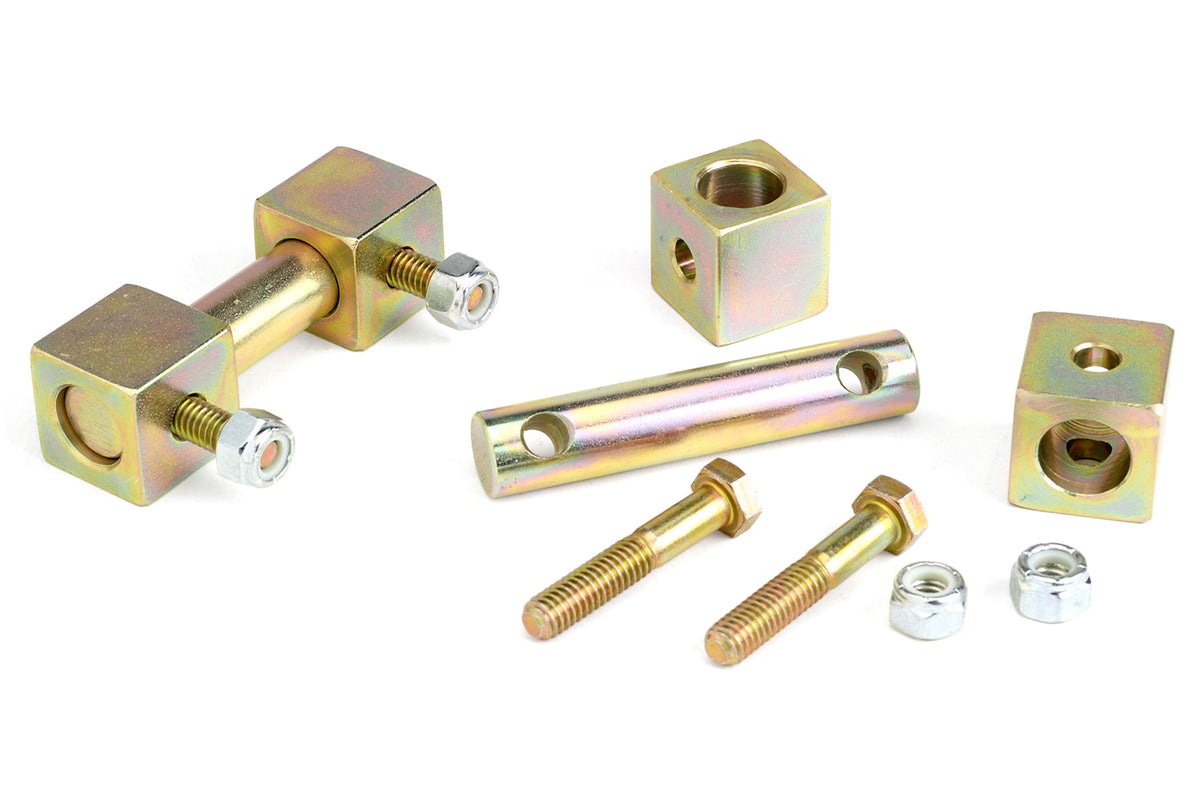 JKS Shock Bar Pin Eliminator | Front Lower | Wrangler TJ & LJ, Cheroke ...